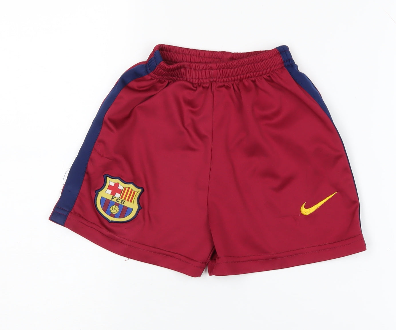 Nike Boys Red Athletic Football Shorts Size 2 Years