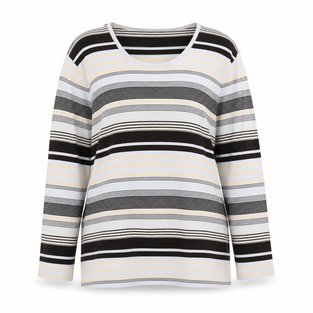 Viyella Women's Multicolour XL Stripe Knit Pullover