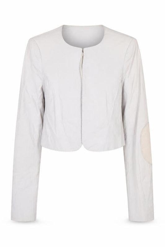 Joseph Women's White Lightweight Cropped Blazer
