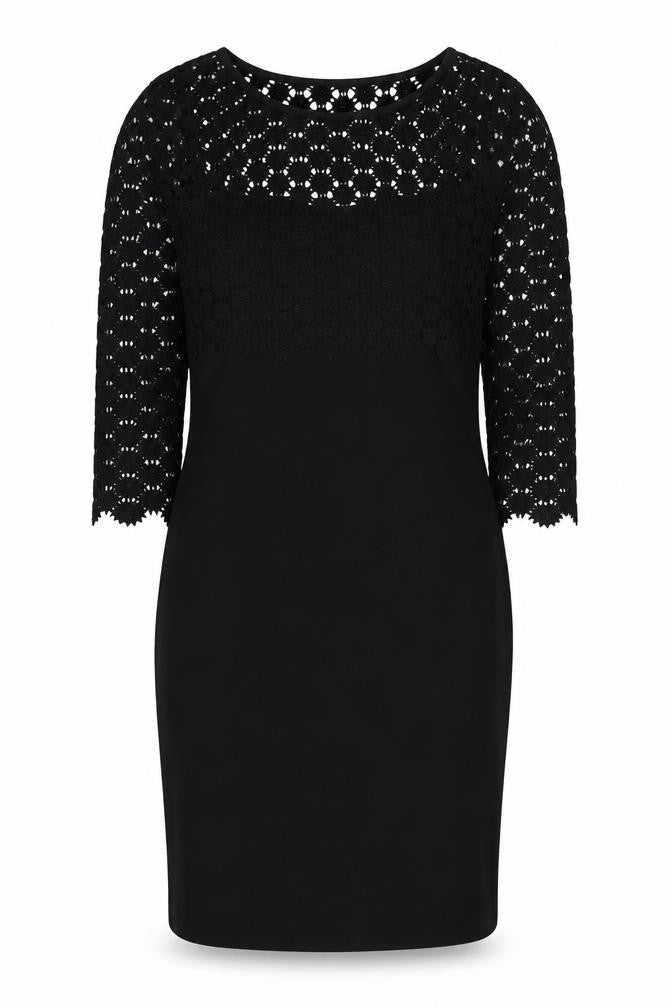 Great Plains Women's Medium Black Crochet Dress