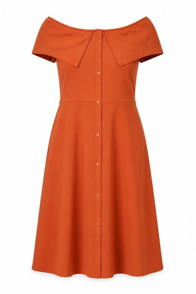 Boohoo Women’s A-Line Off the Shoulder Dress - Size 8