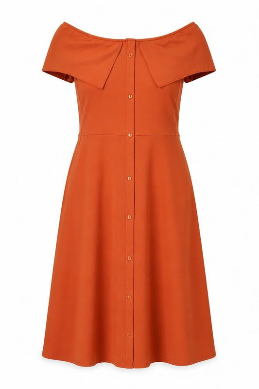 Boohoo Women’s A-Line Off the Shoulder Dress - Size 8