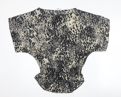 Additional front view of Red Herring Women's Multicoloured Animal Print Blouse, size 10