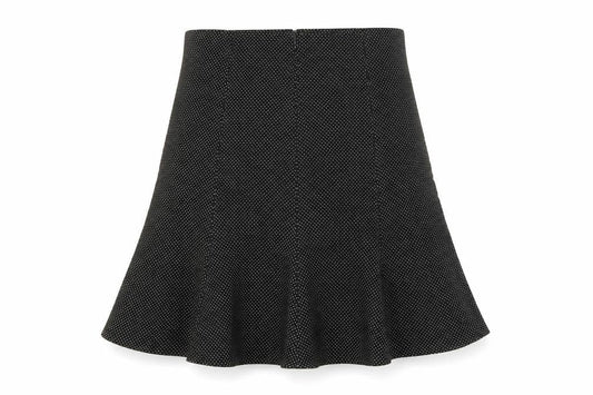 Marks & Spencer Women's Black Polka Dot Skirt, Size 10