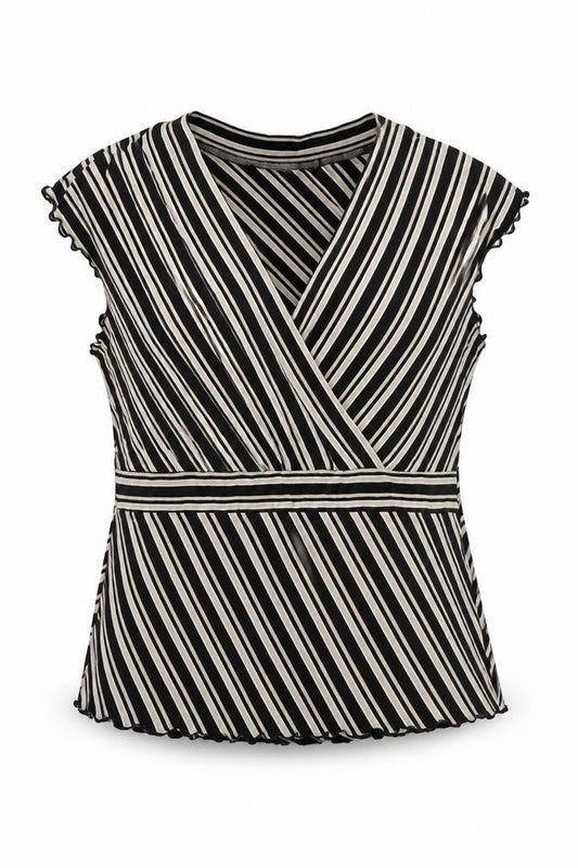Next Women's Multicoloured Wrap Blouse Size 18