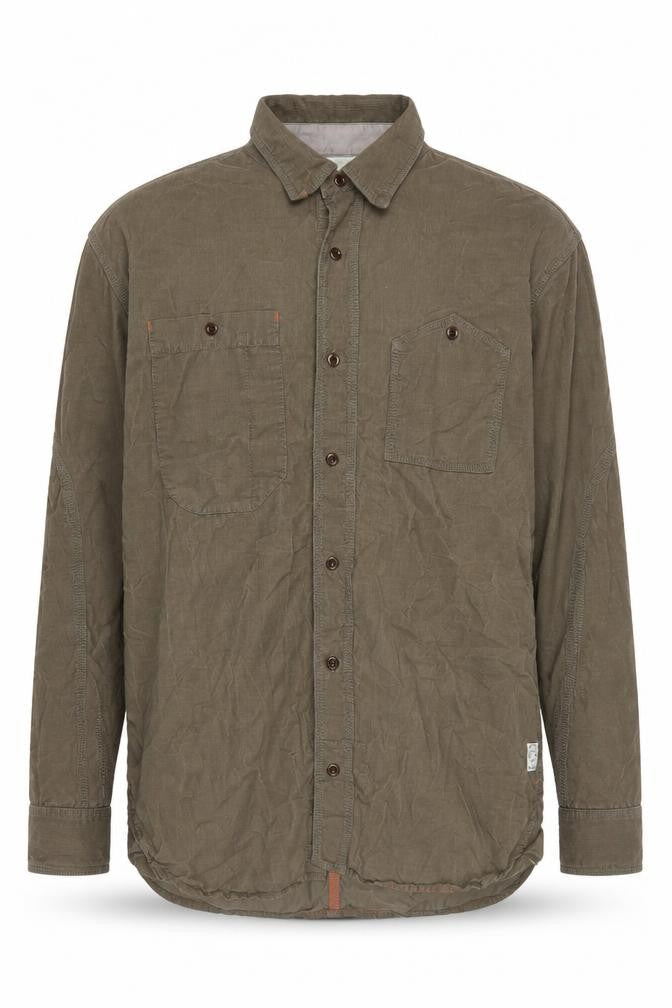 FCUK Men's Brown Regular Button-Up Shirt M