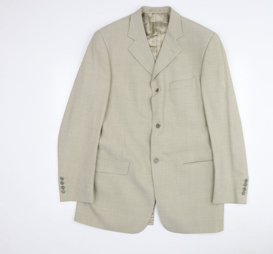 Hugo James Men's Beige Classic Blazer Size 40L