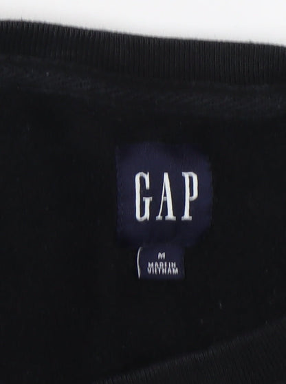 Gap Women's Black Pullover Sweatshirt Medium