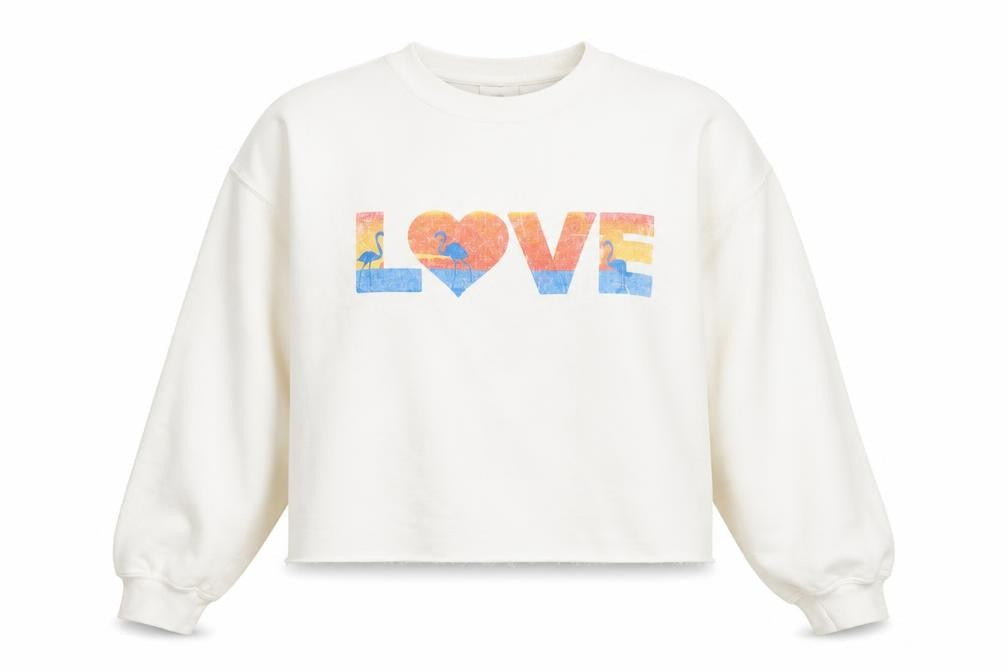 Miss Selfridge Women's White M Pullover Sweatshirt