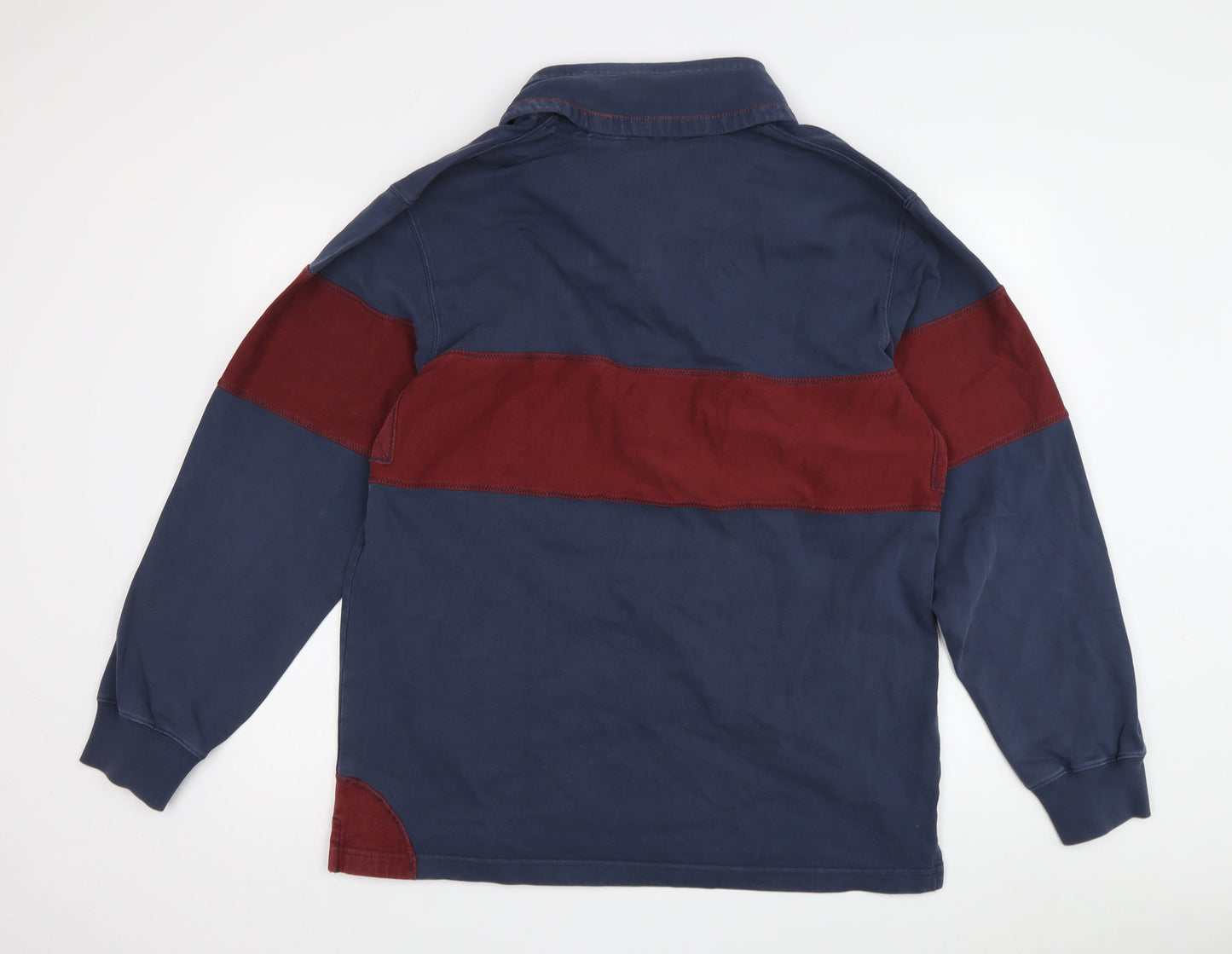 Orvis Men's Blue Cotton Pullover Sweatshirt M