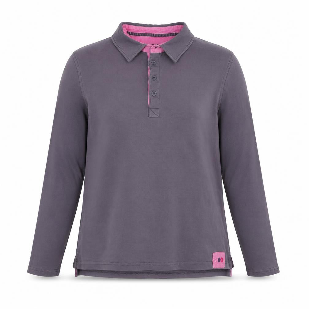 Tayberry Women's Grey Henley Sweatshirt Size 12