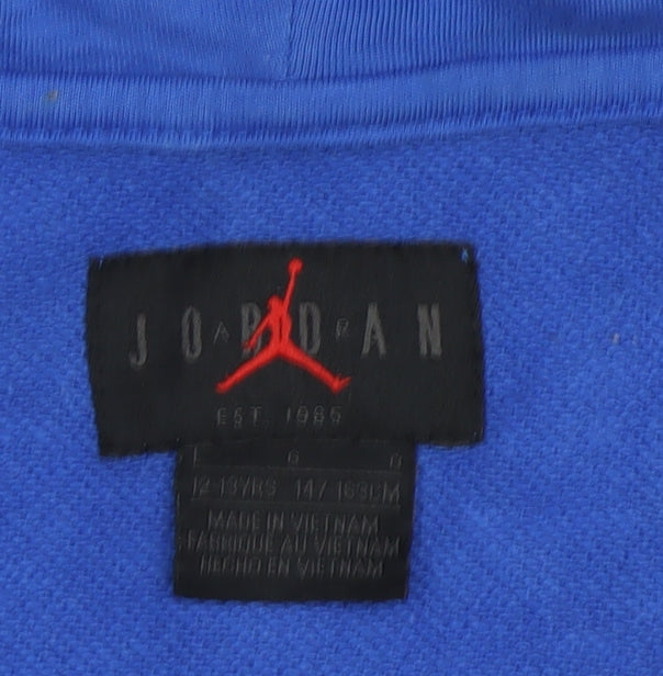 Jordan Boys Blue Full Zip Hoodie 11-12 Years