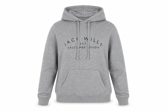 Jack Wills Women's Grey Hoodie, UK 8, Pullover