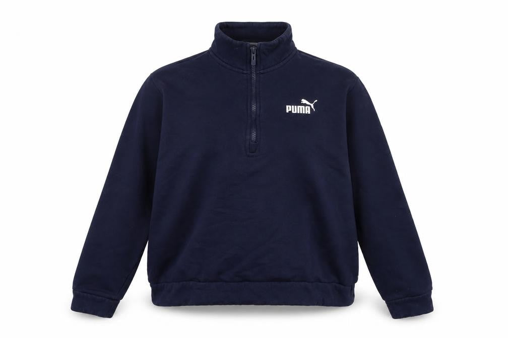 Puma Women's Blue Pullover Sweatshirt L