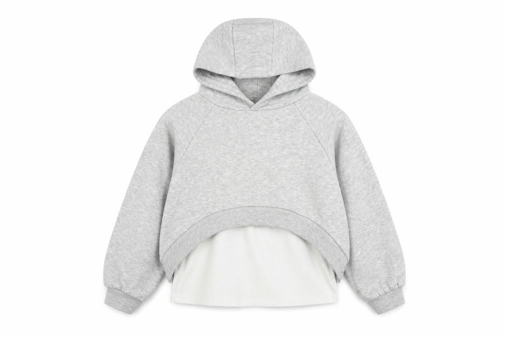 Next Girls Grey Hoodie, 9 Years, Pullover Style