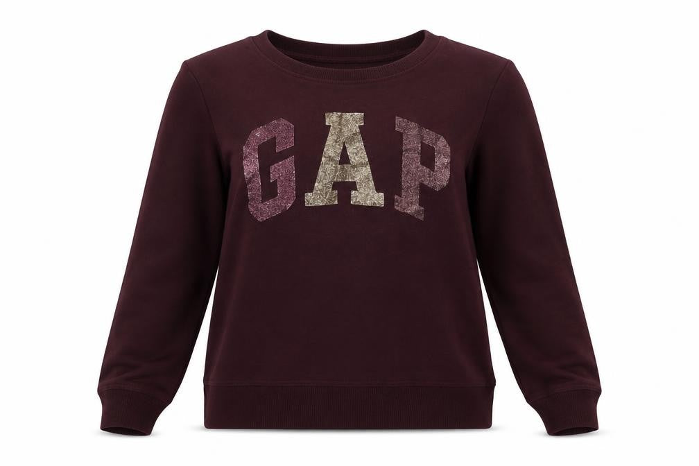 GAP Women's Multicoloured Logo Sweatshirt S Casual