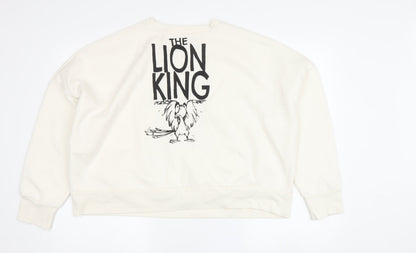Preloved Disney Women's Ivory Lion King Sweatshirt L - Back