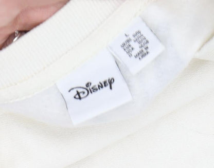 Preloved Disney Women's Ivory Lion King Sweatshirt L - Detail