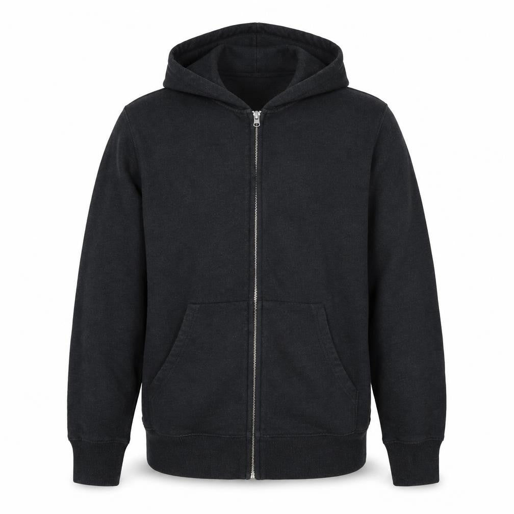 Gap Men's Black Full Zip Hoodie M with Logo