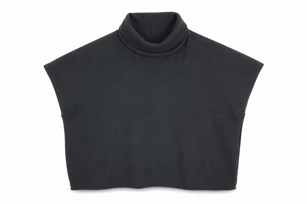 Gray & Willow Women's Black Wool Sleeveless Cape S