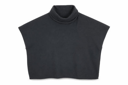 Gray & Willow Women's Black Wool Sleeveless Cape S
