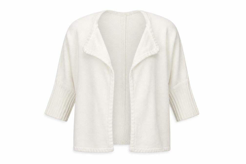 Karen Millen Women's White Cardigan Size 2