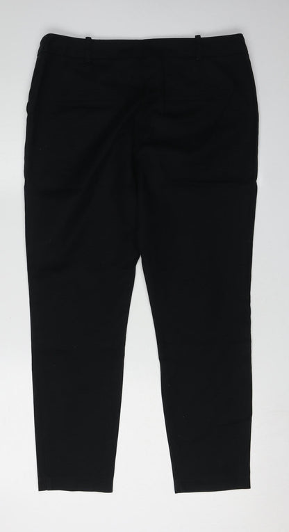 Back view of Red Herring Women's Black Skinny Trousers, size 14