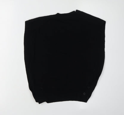 Preloved Tour de Force Women's Black Wool Pullover Jumper, S - Back