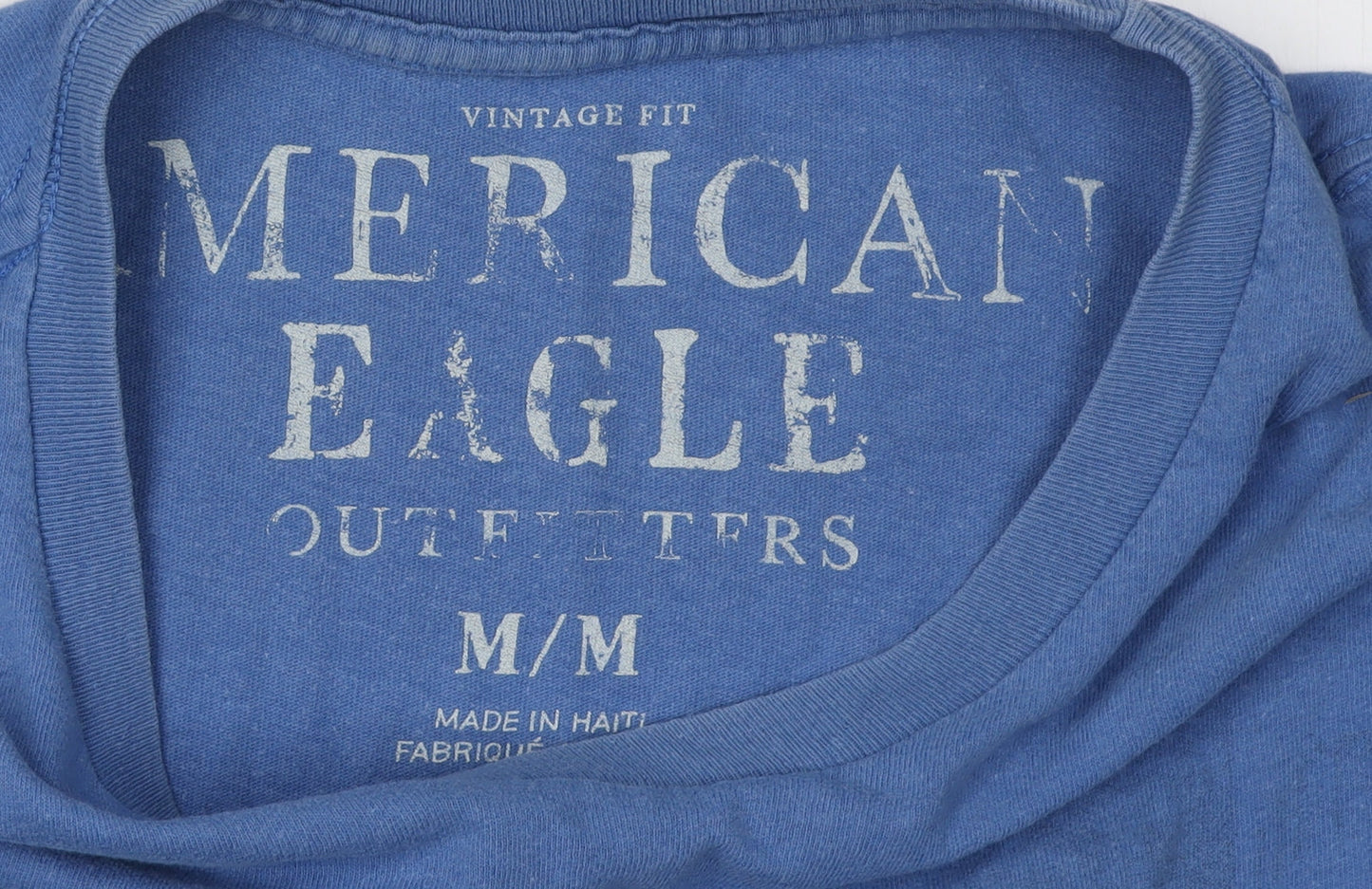 American Eagle Men’s Blue Graphic T-Shirt M