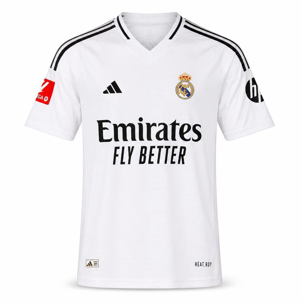 Adidas Boys White Football Jersey, Size 176, Short Sleeve