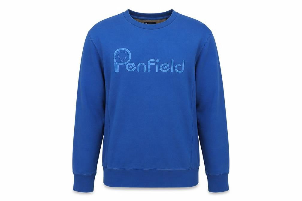 Penfield Men's Blue Sweatshirt, Size S, Crew Neck Pullover