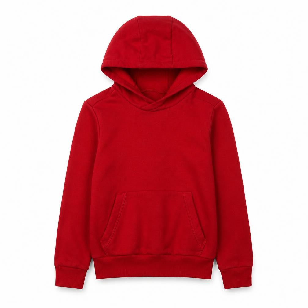Decathlon Boys Red Pullover Hoodie 10-11 Years