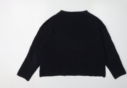 H&M Women's Black Pullover Jumper, S, High Neck