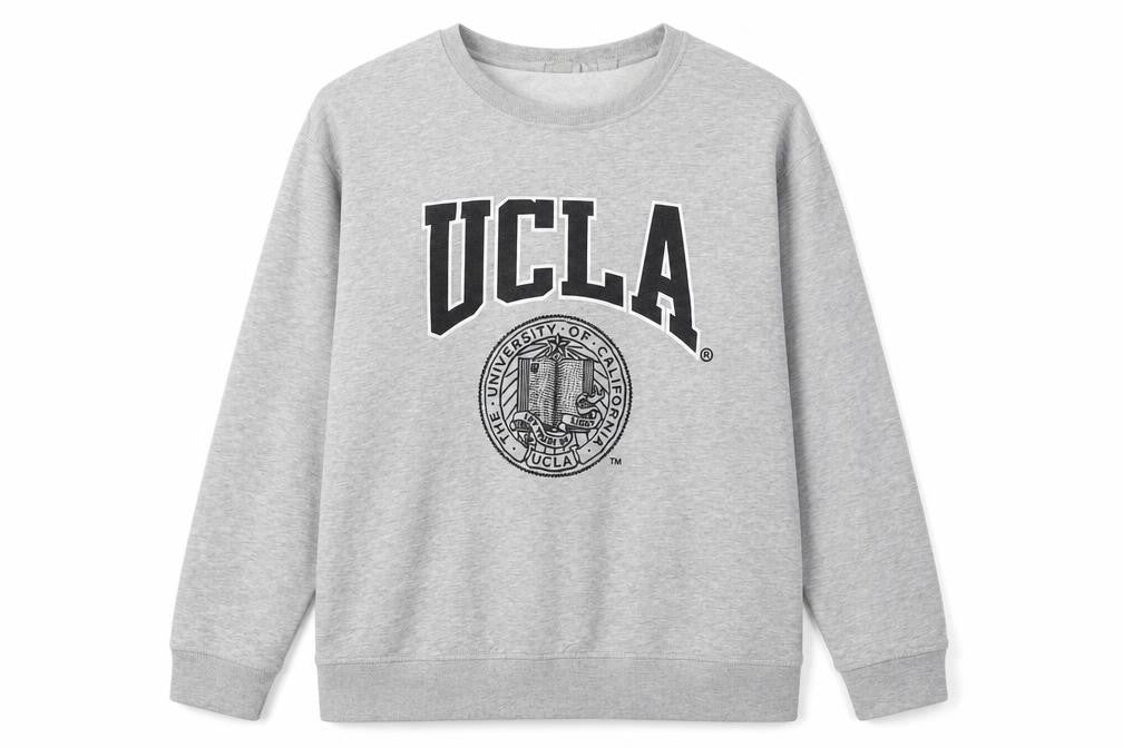 Women's Grey H&M UCLA Logo Maternity Pullover Sweatshirt Size 12