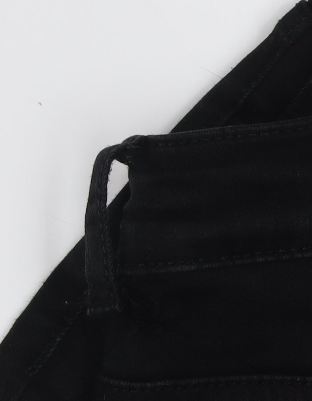 Pieces Women's Black Skinny Jeans, Size S, Dark Wash