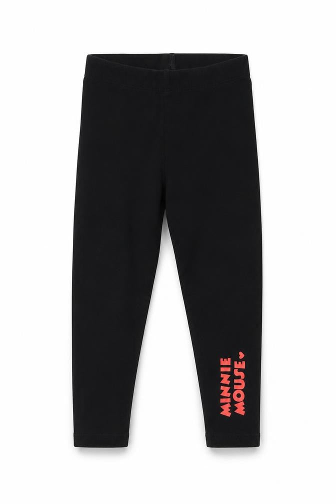 George Girls Black Minnie Mouse Leggings 2-3 Years