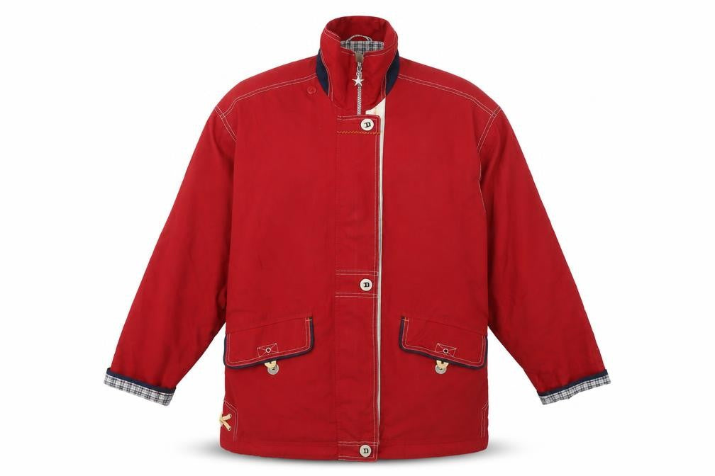 C&A Men's Red Basic Jacket, Size 36, Mid-Length