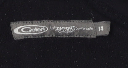 Gelert Womens Black Fleece Jacket - Size 14
