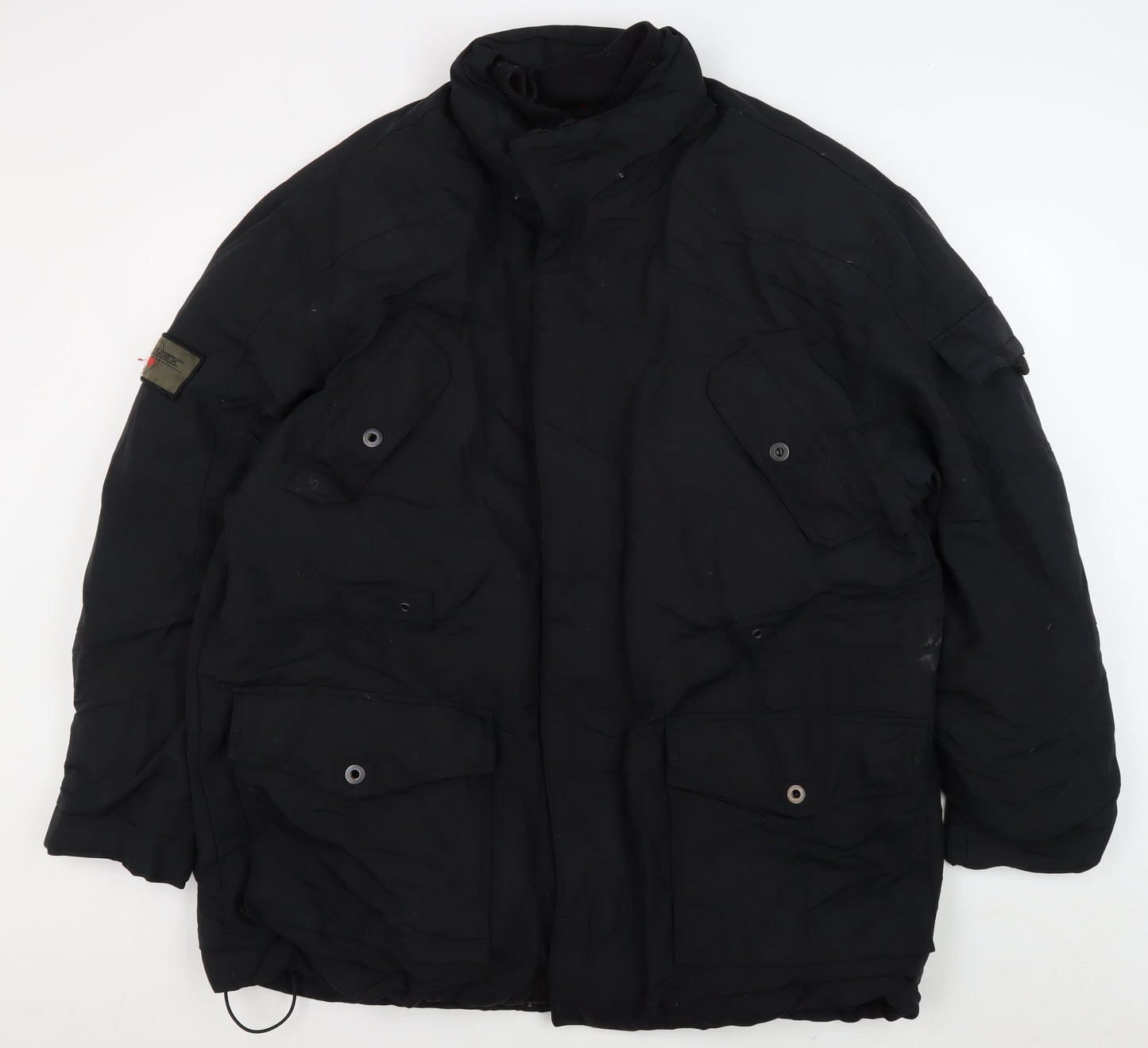 Next Men's Black Military Jacket Size L