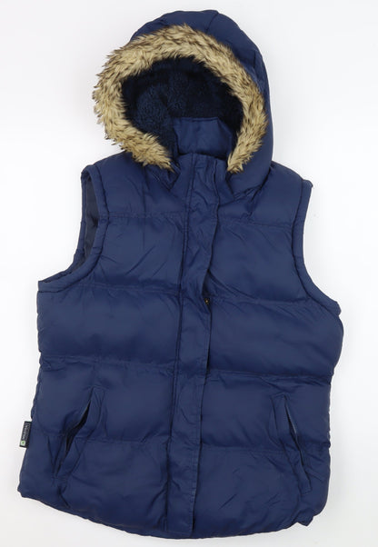 Mountain Essentials Womens Blue Puffer Jacket 14