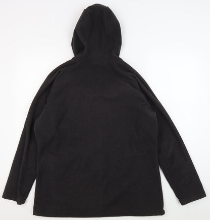 All Terrain Womens Black Hooded Jacket 16 Plus Outdoor