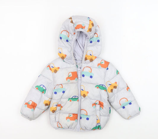 Marks and Spencer Unisex Toddler Puffer Jacket 9-12M