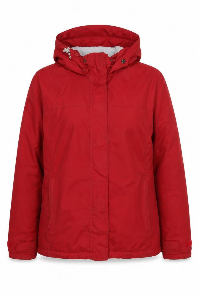 Target Dry Women's Red Rain Coat Jacket, Size 10, Hooded