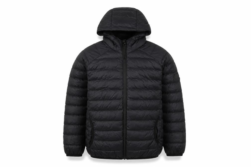 TOG24 Boys Black Puffer Jacket Size 11 Lightweight Warm
