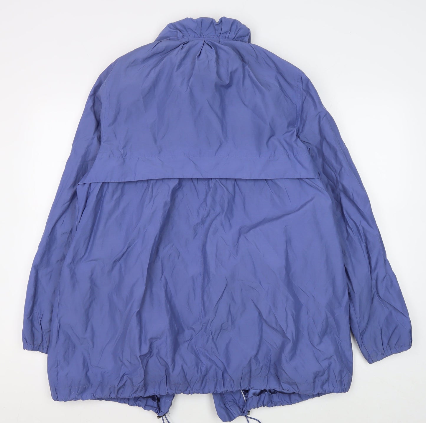 Marks and Spencer Women's Blue Rain Jacket Size 14