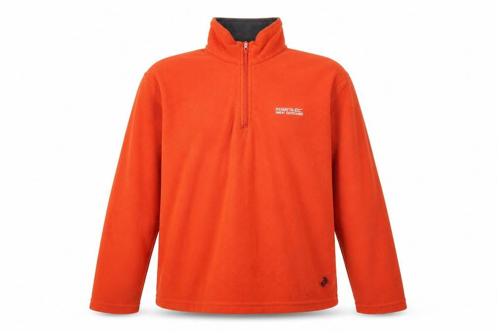Regatta Men's Orange Fleece Pullover Sweatshirt L