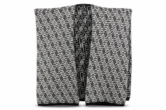 Next Women's Black Geometric Cape Jumper M