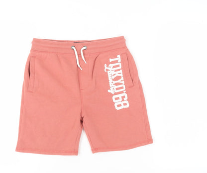Tokyo Laundry Boys Sweat Shorts Pink 13 Years