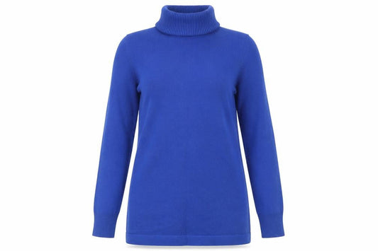 Front view of French Connection Women's Blue jumper M