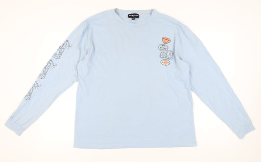 New Girl Order Women's Blue T-Shirt, UK Size 10